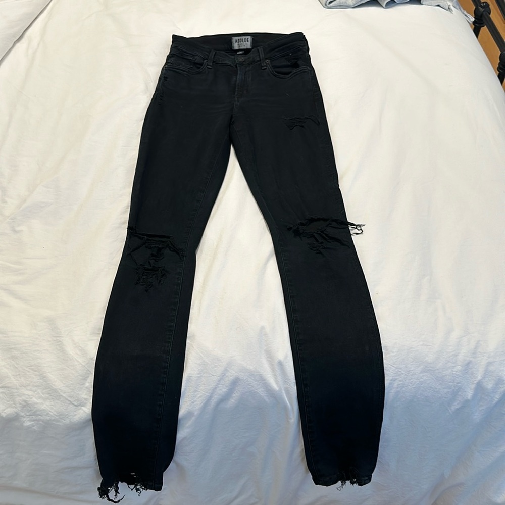 Agolde - Sophie Hi Rise Skinny in Ruthless size 24